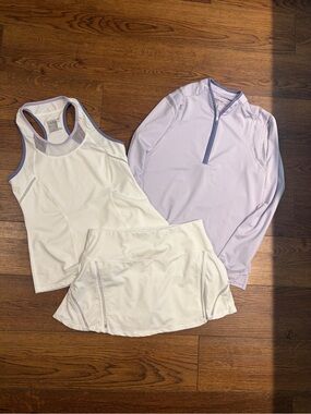 Lucky in Love 3-Piece Tennis Set – Size Small – $50